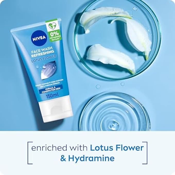 NIVEA REFRESHING FACE WASH, NORMAL SKIN, 150ML - Image 3